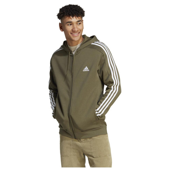 Adidas Ανδρική ζακέτα M 3-Stripes Fleece FZ HD Adidas Ανδρική ζακέτα M 3-Stripes Fleece FZ HD
